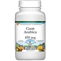 Terravita Gum Arabic (Acacia) - 450 mg (100 Capsules, ZIN: 520437)