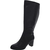 Giani Bernini Womens Adonnys Leather Knee-High Boots Black 7.5 Medium (B,M)