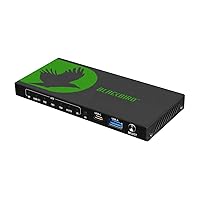 Monoprice Blackbird Series 4K60 UHD Switch | 3xHDMI (in), 1xUSB-C (in), 1xHDMI (Out), 18 Gbps All Channels, 4K @ 60 Hz YUV 4:4:4, HDR, Plug‑and Play