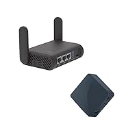 GL.iNet GL-A1300 (Slate Plus) Wireless VPN Encrypted Travel Router & GL-AR300M16 Portable Mini Travel Wireless Pocket Router