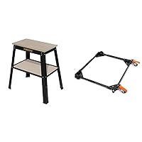 POWERTEC Universal Tool Stand Bundle with WEN Mobile Base for Woodworking Tools