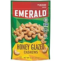 Emerald Honey Glazed Cashews 5 Ounce ( 2 Pack)