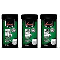 LETHAL Hunting Scent Eliminator Field Body Wipes 3-Pack