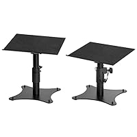 On-Stage SMS4500-P Clamp-On Studio Monitor Speaker Stands: Height-adjustable (9