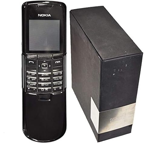 NOKIA 8800 64MB Black Stainless Steel Factory Unlocked 2G GSM Luxury Classic Collector's Item Cell Phone