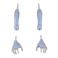 Replacement Hands and Arms for Monster High Boo York Ghoulfriends Mouscedes Doll ~ CHW61 ~ Blue - Silver Color