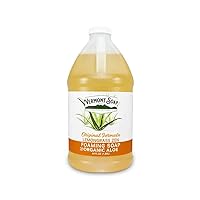 VERMONT SOAP Organic Lemongrass Zen Foaming Hand Soap - Natural Moisturizing Soap for Dry Skin - Fragrance Free Liquid Bathroom Hand Soap - Lemongrass Zen - 64 oz