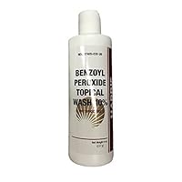 Harris Benzoyl Peroxide Topical Acne Face Wash 10% 8oz (Quantity 1)