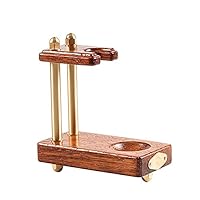 Wooden Tobacco Pipe Stand Rack, Exquisite Wooden Pipe Stand Rack Holder for Tobacco Smoking Stand Rack Used for Single Pipes , Fashion New Smoking Accessories Universal,Practical Safer Decorative