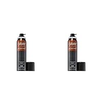 Gray Away Professional Temporary Root Concealer Touchup Spray, Medium Brown 2 oz (Pack of 2)