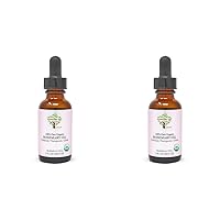 MOUNTAIN TOP Organic Rosemary Essential Oil with Glass Dropper - USDA Certified 100% Pure Premium Therapeutic Grade Diffuser Oil for Aromatherapy, Tension Relief, Massage Therapy, Memory, Skin & Hair
