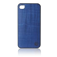 Man&Wood iPhone4S/4 Real Wood case Season2 Vivid Midnight Blue Bar Type I499i4S
