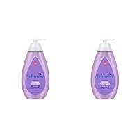 Johnson's Baby Calming Baby Shampoo with Soothing NaturalCalm Scent, Hypoallergenic & Tear-Free Baby Hair Shampoo, Free of Parabens, Phthalates, Sulfates & Dyes, 20.3 fl. oz (Pack of 2)