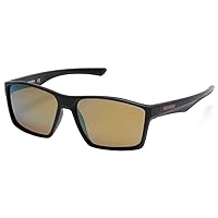 Harley-Davidson Men's Modern Square Sunglasses, Black, 59-16-145