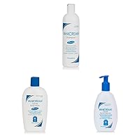 Shampoo (12 Fl Oz) Gentle Facial Cleanser with Pump Dispenser (8 fl oz) Gentle Body Wash (12 Ounce) Bundle