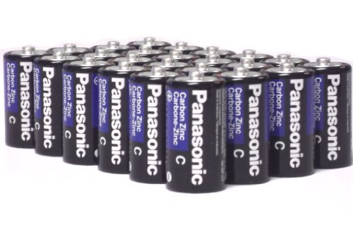 Panasonic 24 Pack Wholesale Lot Super Heavy Duty C Batteries