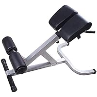 Fitness training bench Adjustable back extension to strengthen the abdominal and lumbar area, Exercise bench Roman chair X Strength training and abdominal toning