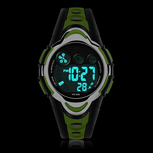 Waterproof Boys/Girls/Kids/Childrens Digital Sports Watches for 5-12 Years Old