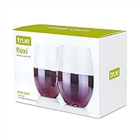 Flexi Plastic Stemless Wine Glass - Set of 2