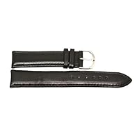 22MM Black Textured Stitched Leather Watch Band Strap FIT Swiss Army VICTORINOX