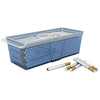 Plastic Container Safely Stores 220 Count Carton of Cigarette Filter Tubes
