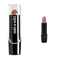 Silk Finish Lipstick Bundle with Hydrating Lip Colors Breeze Nude and Dark Pink Frost
