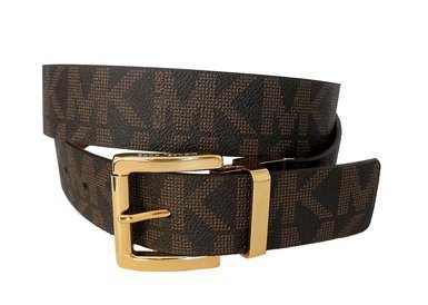 Mua Michael Kors Mk Signature Monogram Logo Gold Buckle Belt Brown Size  Large trên Amazon Mỹ chính hãng 2023 | Giaonhan247