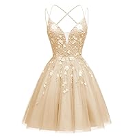 Floral Homecoming Dresses Sparkly Tulle Prom Dresses 2024 Short Spaghetti Strap Formal Party Gowns Dress