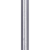 Fanimation Fans DR1SS-48GZW Accessory - Stainless Steel Downrod-1 Inches Tall and 12 Inches Length, Down Rod Length: 48 Inch, Finish Color: Galvanized