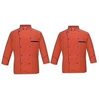 MIRISHQ} Provide you a best product or quality for chef coat, chef jacket with (XS to 6XL size) Pack of2