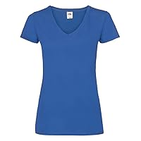 Fruit of the Loom Ladies Lady-Fit Valueweight V-Neck Short Sleeve T-Shirt