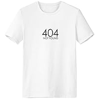 Programmer 404 Error Not Found T-Shirt Workwear Pocket Short Sleeve Sport Clothing