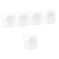 5pcs Cotton Swab Box Cotton Pads White Nail Resin