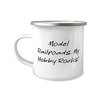 Cool Model Railroads Gifts, Model Railroads. My Hobby Rocks!, Nice 12oz Camper Mug For Friends From Friends, Model trains, Train sets, Toy trains, Wooden trains, Electric trains