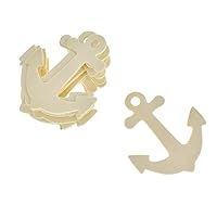 Homeford Anchor Shaped Wooden Cut-Outs, Ivory, 3-1/2-Inch, 10-Count