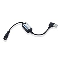 Heated Jacket Adapter Charger USB Voltage Step Up Cable for Milwaukee, Dewalt, Snap-on, Metabo, Revean, Craftsman, AEG, Makita