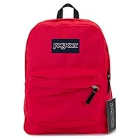 Jansport Superbreak Backpack (fluorescent red)