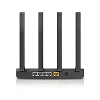 AC1200 Gigabit Smart Dual Band MU-MIMO WiFi Router - Supports Beamforming, Guest WiFi and AP/Reapter Mode, Long Range Coverage by 4 High Gain Antennas (N2)