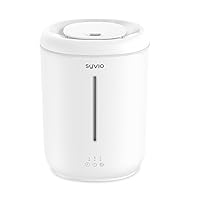 Syvio Humidifiers for Bedroom Large Room, Easy to Clean Humidifier Ultrasonic & Essential Oil Diffuser, Room Humidifier for Bedroom Baby Plant Cool Mist, Top Fill, Quiet, 360° Nozzle, Auto Off, 2.8L …