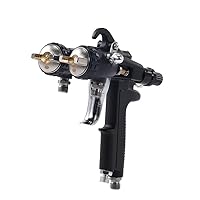 Double Nozzle,Dual Heads,Two Component,Mirror Effect,Silver,Chrome,Air Powered Spray Gun (2.2)