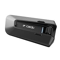 Cardo PACKTALK Edge Motorcycle Bluetooth Communication System Headset Intercom - Single Pack