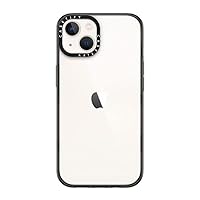 CASETiFY Compact iPhone 13 Case [2X Military Grade Drop Tested / 4ft Drop Protection] - Clear Black