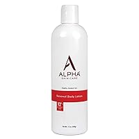 Skin Care Revitalizing Body Lotion with 12% Glycolic AHA, Simple and Effective Multi-Purpose Daily Moisturizer Hydrates and Exfoliates with Anti-Aging, 12 Oz
