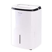 Honeywell 50 Pint Dehumidifier for Apartment and Basement, 115V, Dehumidifiers for Home and Rooms up to 3500 Sq. Ft. with Energy Star Rating, Mirage Display, Washable Filter, and Change Filter Alert