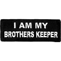 I AM MY BROTHER'S KEEPER Embroidered Biker Vest Patch!!
