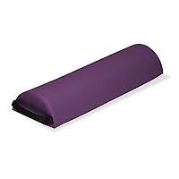 EARTHLITE Bolster Pillow Half Jumbo – Durable Massage Bolster, 100% PU Upholstery incl. Strap Handle/Professional Quality for Massage Tables/Back Pain Relief, Amethyst
