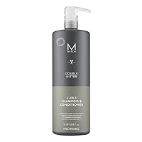 by Paul Mitchell Double Hitter 2-in-1 Shampoo & Conditioner for Men, For All Hair Types