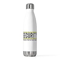 20oz Insulated Bottle Novelty Safety Protection Guard Ward Protector Humorous Safeguarding Enthusiast 20oz