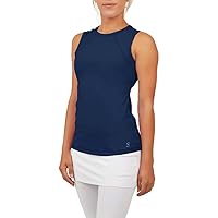 SOFIBELLA UV Colors Womens Sleeveless Tennis Shirt