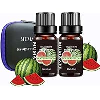 Watermelon Orange Essential Oil Organic Plant Natural 100% Pure Watermelon Oil for Diffuser, Cleaning, Home, Bedroom, SPA, Massage, Perfumes, Humidifier, Skin, Soap, Candles 3 Pack